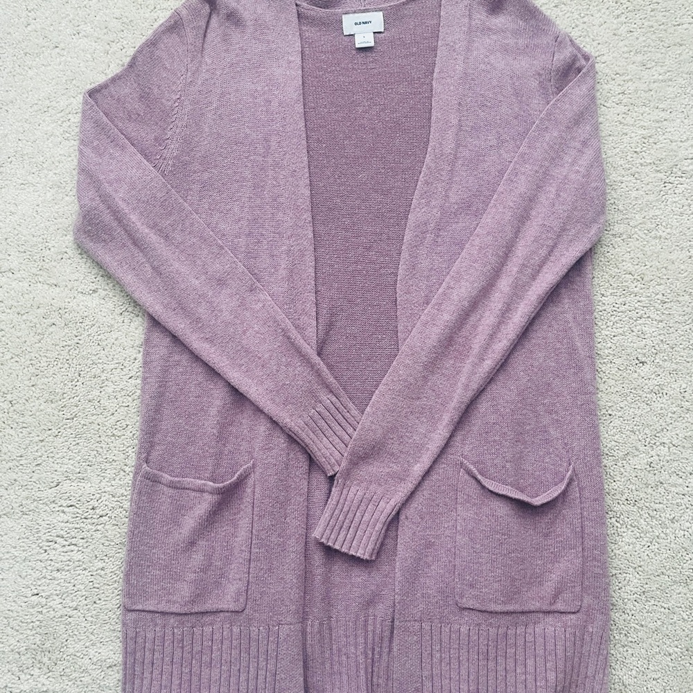 Old Navy Women's Lavender Cardigan Sweater